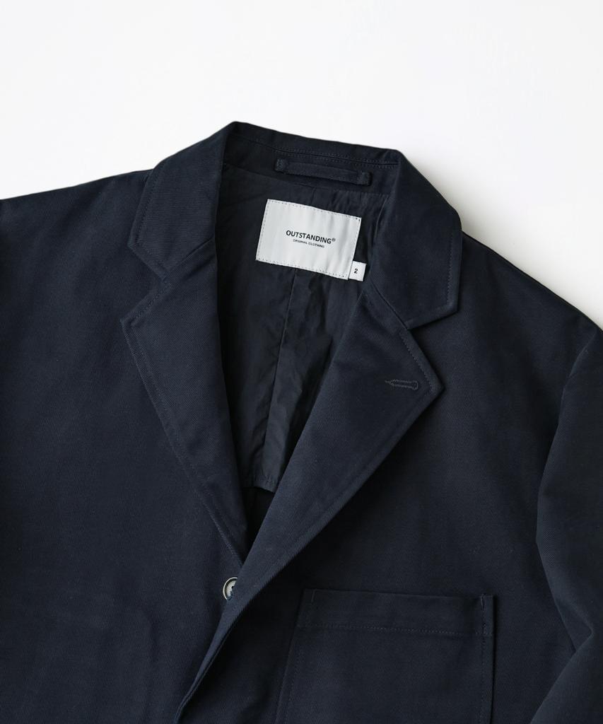 Outstanding High Density Cotton Classic 3Button Jacket_Navy