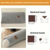 1pc Plush Sofa Slipcover/Pillowcase, Thickened Couch Cover Four Seasons Universal Furniture Protector for Bedroom Office Living Room Home Decor