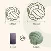 Round Knot Pillow Ball Aesthetic Ultra Soft Plush Sofa Pillows Living Room Decorative Creative Weave Throw Cushion Office Chair