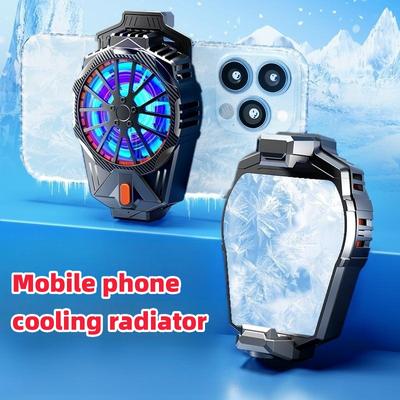 The New Semiconductor Refrigeration Mobile Phone Cooling Radiator and a Rechargeable300Mah Small Fan for Air Cooling