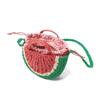 Small Hand-made Braided Bags Beach Summer Straw Bag Fashion Rattan Totes Lady Cute Watermelon Shoulder Bags Women Woven Handbags