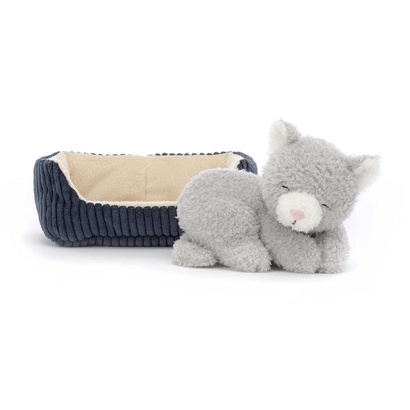 

JELLYCAT серия кошек спящий кот милая кукла плюшевая кукла 10 см высотой