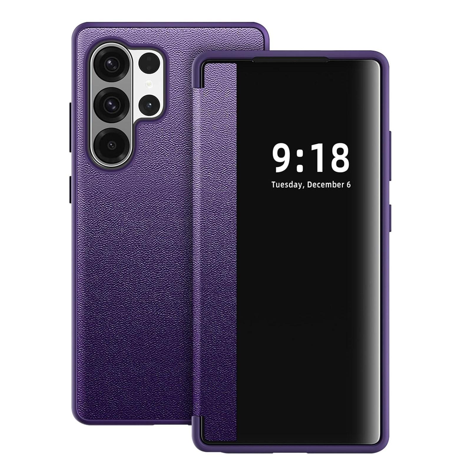 Busienss Luksusa ādas atvāžams maciņš Samsung