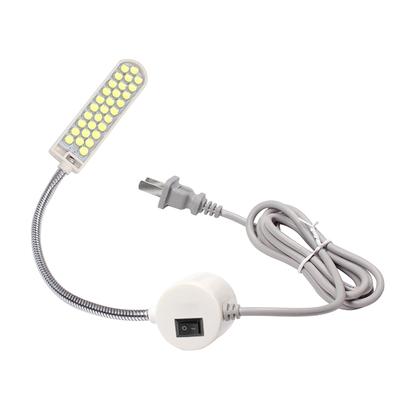 AC110-265V 2W 30LED šijací stroj Ľahká magnetická pevná základňa flexibilná trubica