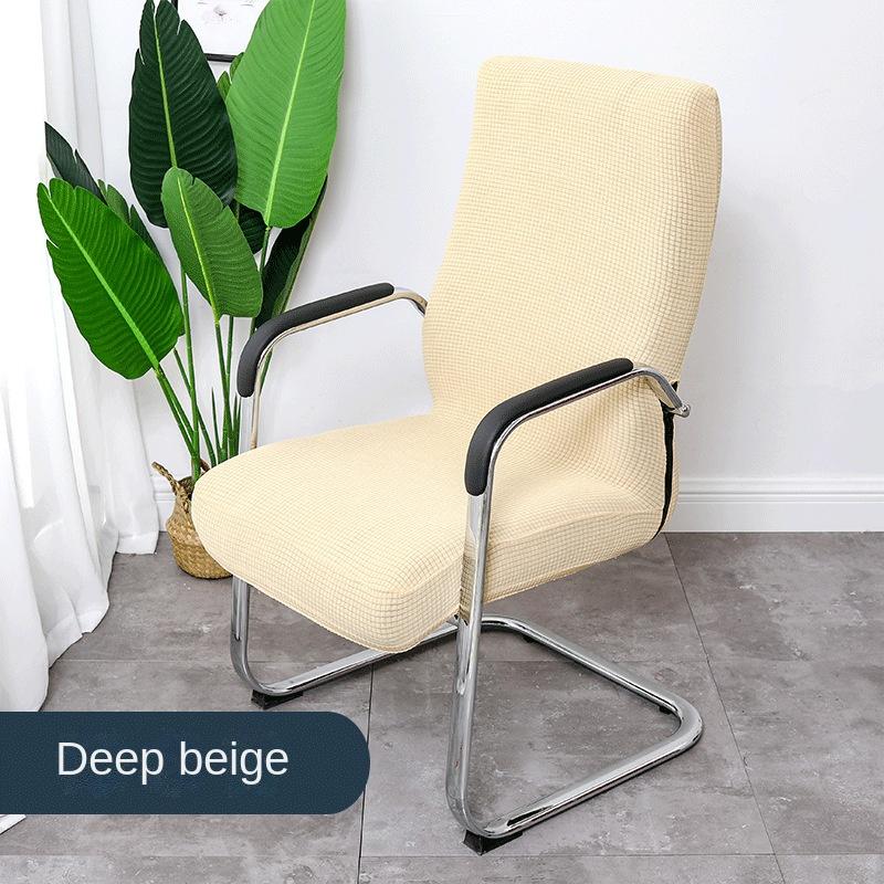 Rutet Fleece Vanntett Datastoltrekk Elastisk Kontorstoltrekk Kino Internettkafé Armlene Svingstoltrekk