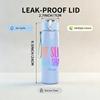 1PC Not Slim Kinda Shady Color Text Print 750ml Color Plastic Sports Water Bottle Leakproof Flip Straw Lid Suitable for Sports Office Home Use