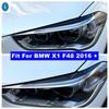 Front Head Lights Headlight Lamps Eyelid Eyebrow Panel Cover Trim Fit For BMW X1 F48 2016 -   Accessories Exterior Refit Kit