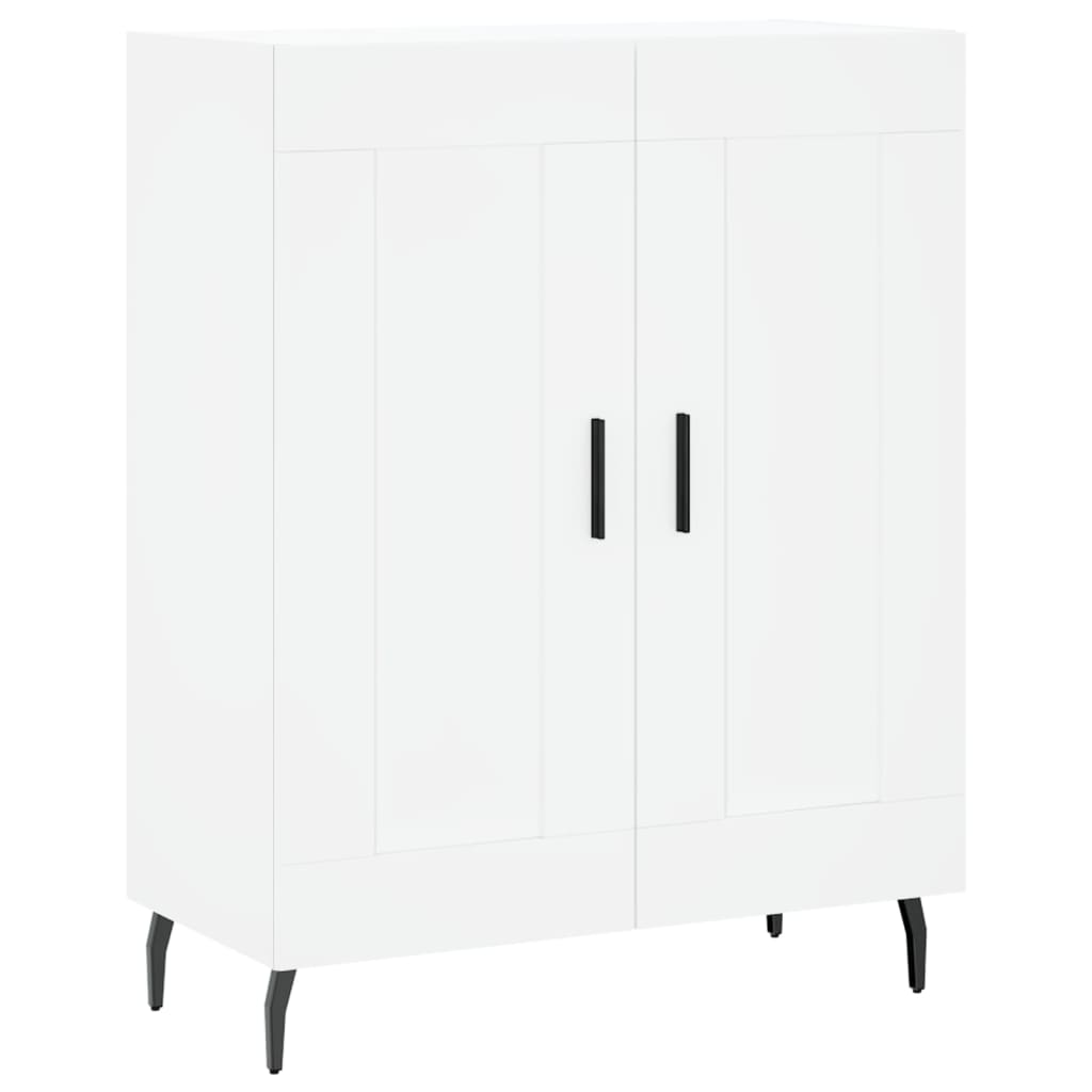 Vidaxl Witrynka, Biała, 69,5X34X180 Cm, Materiał Drewnopochodny