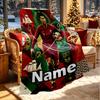 Custom Name Personalized Cristiano Ronaldo Print Blanket, Home Decor, Bedroom, Sofa, Camping, Couch, Gifts for Birthday Christmas