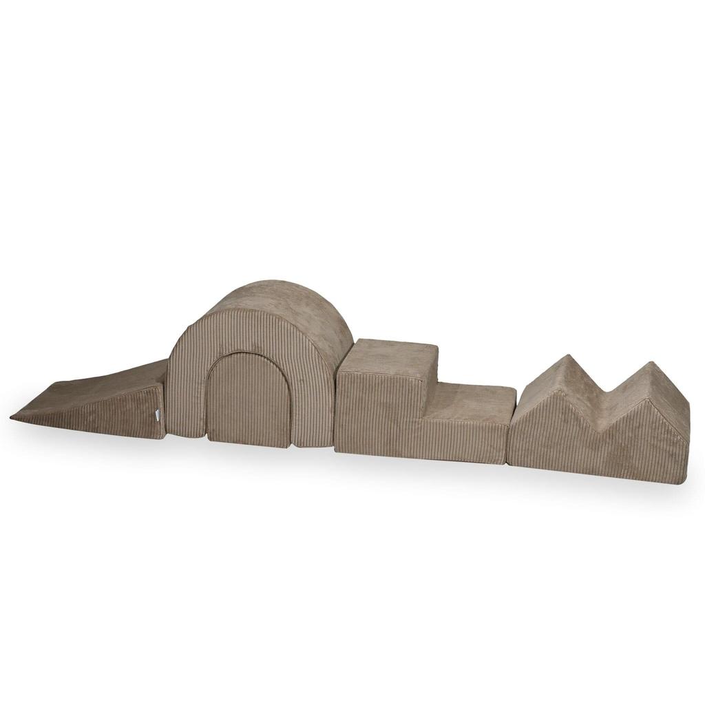 Foam Playground 5 Pieces Corduroy Toffee