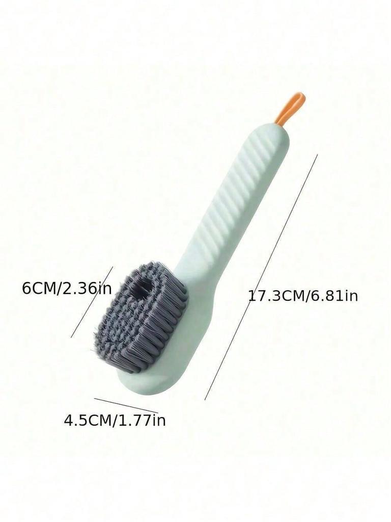 1 Versatile Cleaning Brush, Washable Cleaning Implement For Home, Restroom Cleaning Clothes Brush Shoe Brush Dirt Mark Removal