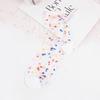 10 Pares Calcetín Mujer Flor Verano Encaje Cristal Seda de Vidrio Calcetines Cortos Finos Transparentes Jacquard Rosas Elásticos Calcetines Ultrafinos