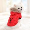 Winter Dog Warm Clothes Windproof Dog Bodysuit Fashion Pet Clothes  Puppy