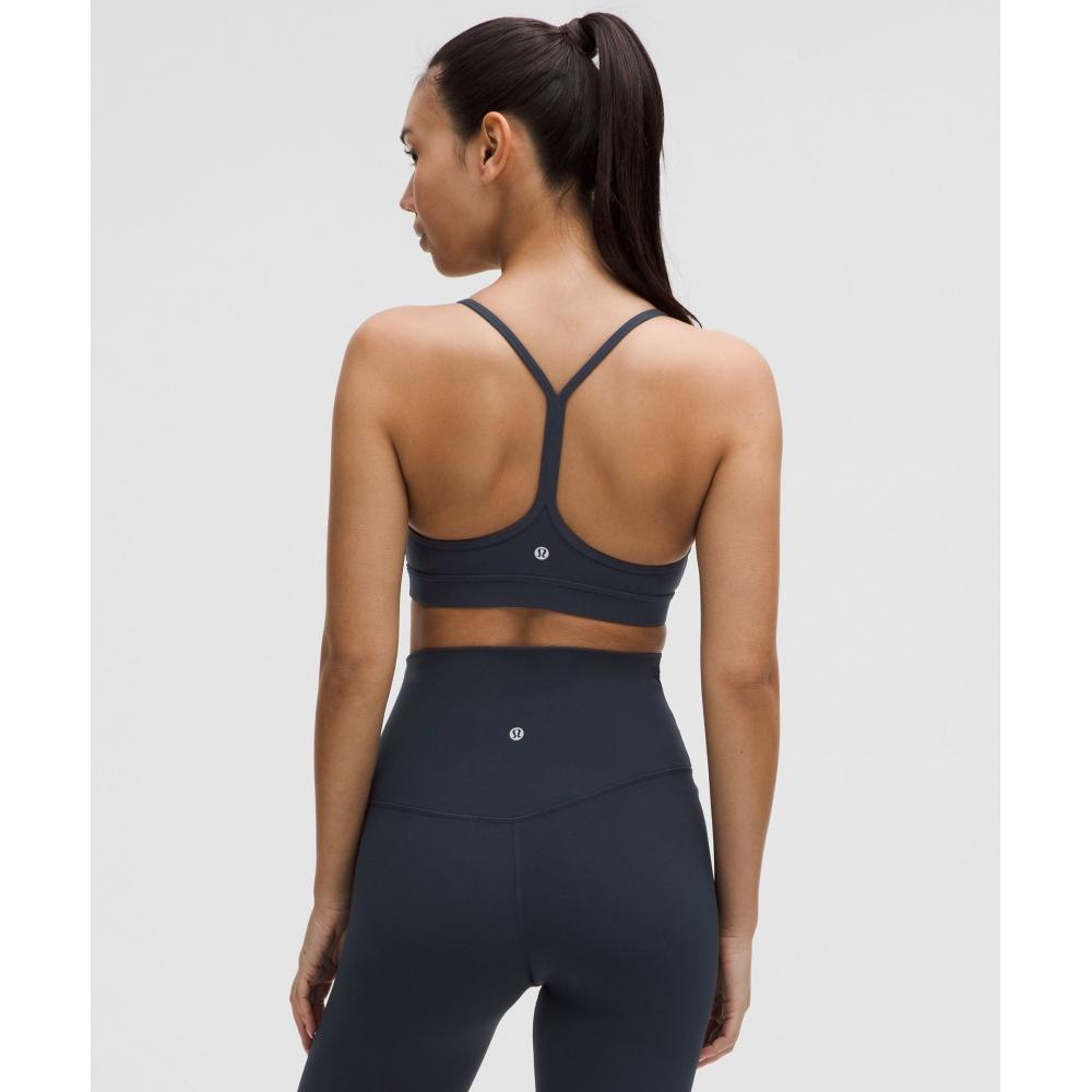 Lululemon Flow Y BrA Nulu  Light Support  A C Cups True nAvY