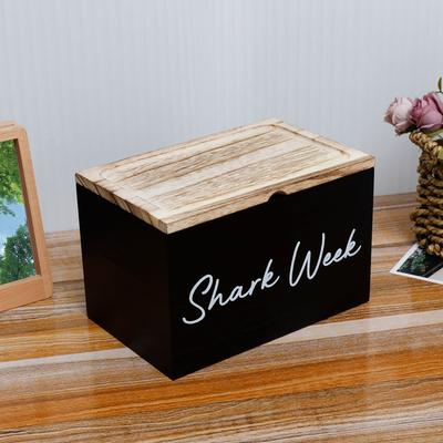 Wooden Tampon Holder 3-Grid Bathroom Cotton Pads Tampon Storage Box Women Girls Desktop Sanitary Pad Napkin Organizer