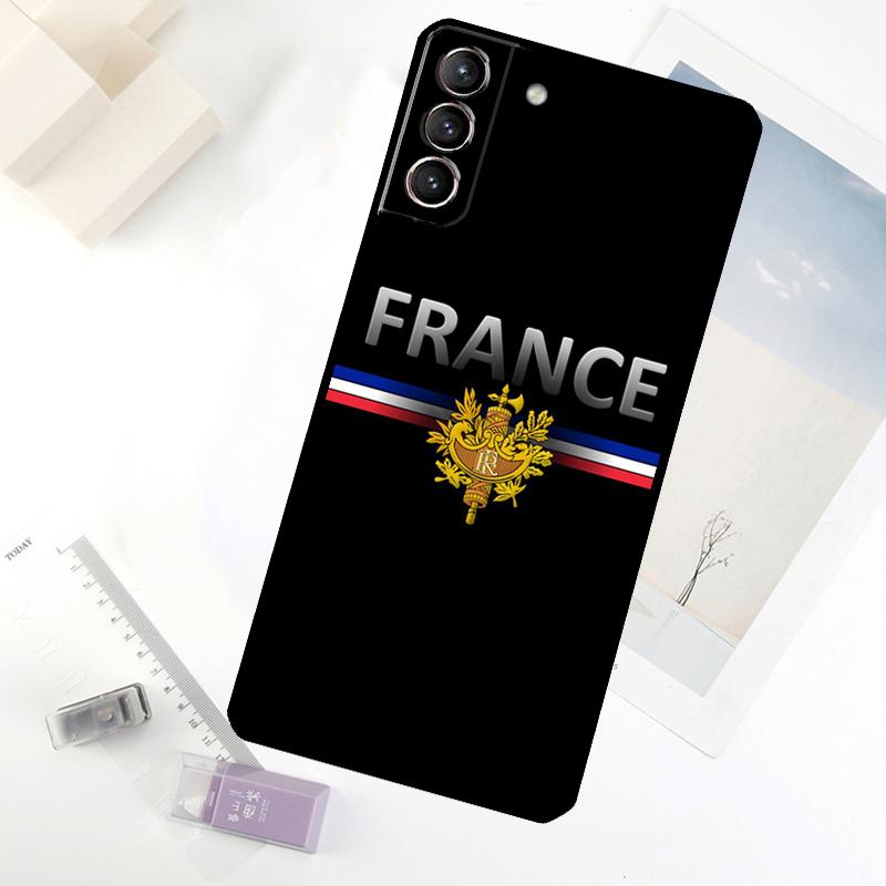 France National Flag Phone Case For Samsung Galaxy S25 S24 S23 S22 S21 S20 S26 Ultra S10 Plus S23 FE S25 FE Cover