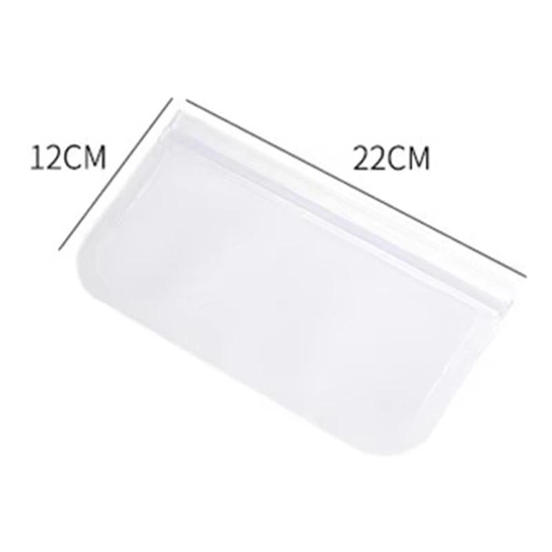 Silicone Food Storage Containers Fruit Vegetables Fresh Bag Fridge Organizer Pouch Sealed Container Fresh Keeping Bags Reusable