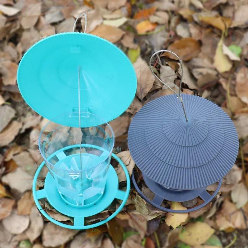 Bird Feeder Automatic Foot Feeding Tool Outdoor Bird Feeder Hanging Nut Feeding Multiple Hole Dispenser Holder Food Container