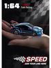 1:64 Mini RC High-Speed Drift Racing Car - Four-Wheel Drive Desktop Model, Perfect Birthday Gift for Kids.