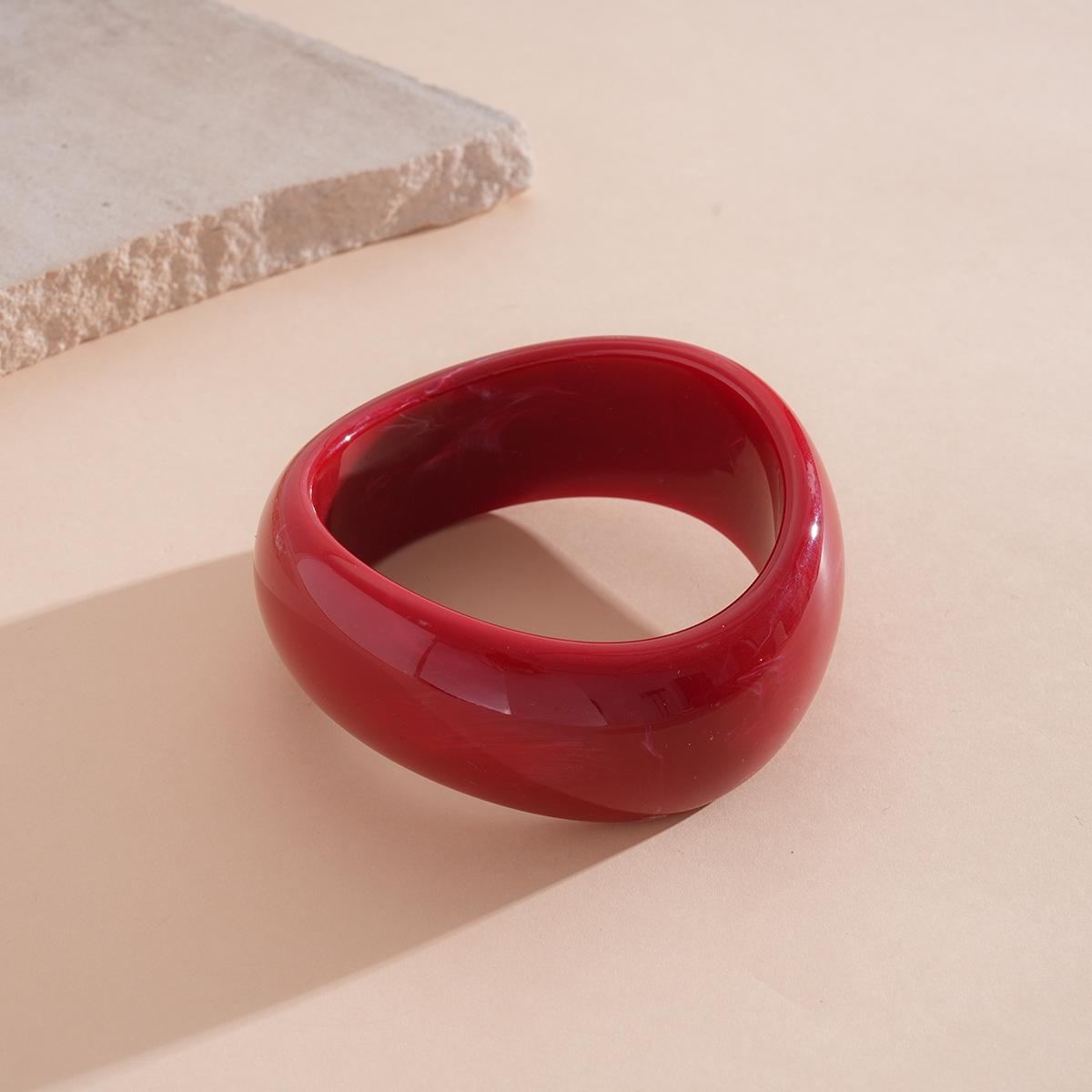 Acrylic smudge round irregular bracelet simple bracelet niche jewelry