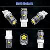 T20 7443 7440 LED Bulb, 6000K White, Pack of 2 | LED Replacement Light for Backup Reverse Turn Signal Brake Tail Lights Parking DRL Light