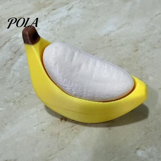 Keychain Pendant Pendant, Peeled Banana Stress Relief Toy with Thickened Stainless Durable Steel Ring, Portable for Keys Backpacks Schoolbags