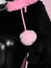 Mobbunny Beautiful Black Cat Cute Outfit Casual Everyday Long Fancy Paw Gloves Black Women's Costume, Cosplay, Anime, Game, Homewear, Hoodie,