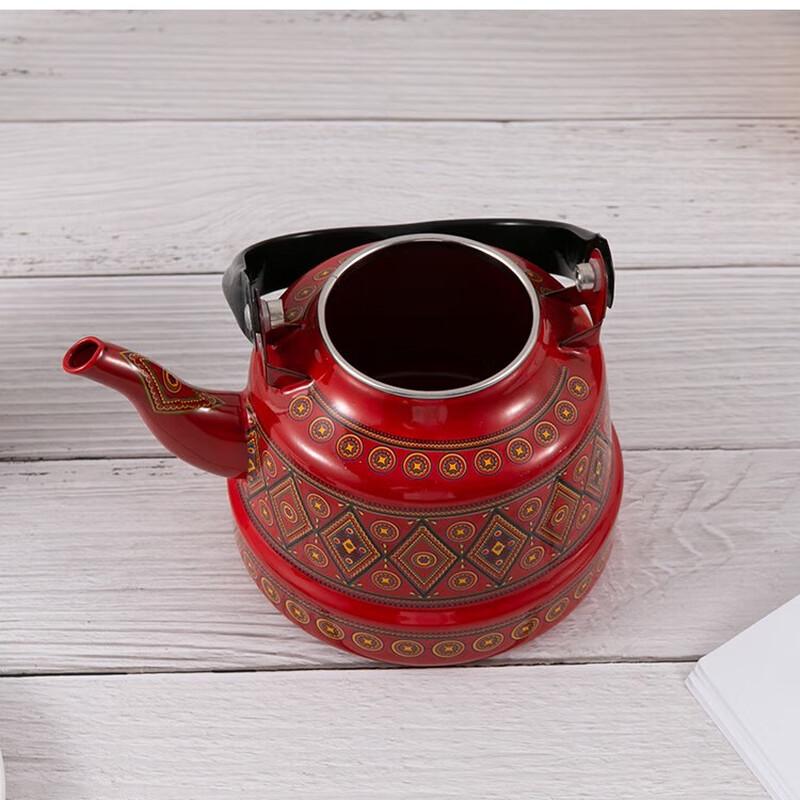 Shangqi Retro Enamel Pear Kettle
