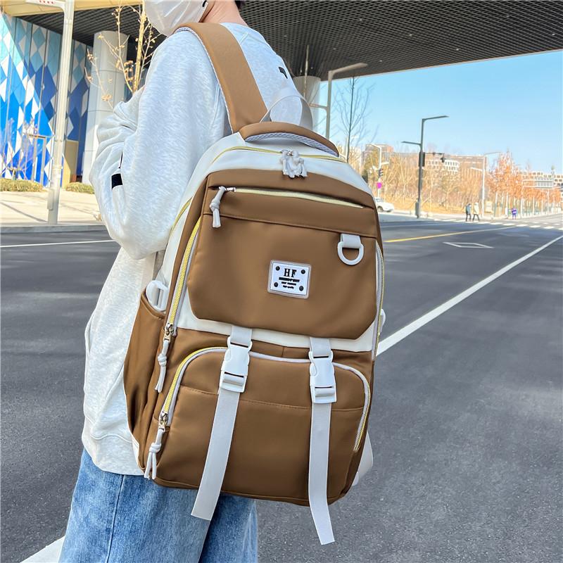 Backpack Large Capacity Campus Waterproof Backpack Outdoor Student Schoolbag