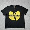 Vintage Wu-Tang Clan Shirt Herren Größe L Schwarz Gelbes Logo Grafik Rap Hip Hop T-Shirt Unisex T-Shirt