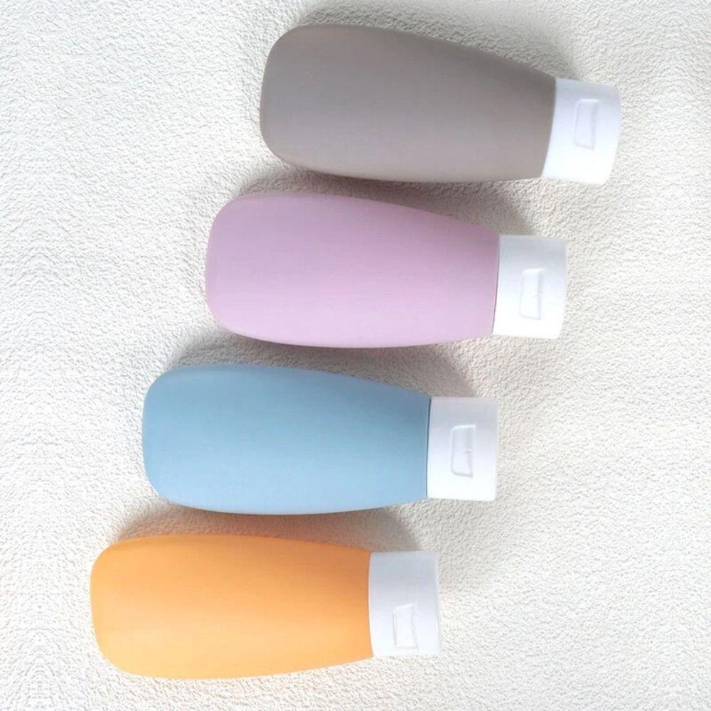 Refillable Hose Squeeze Bottle Flip-top Bottles Dispensing Empty Bottle  Cosmetic Container