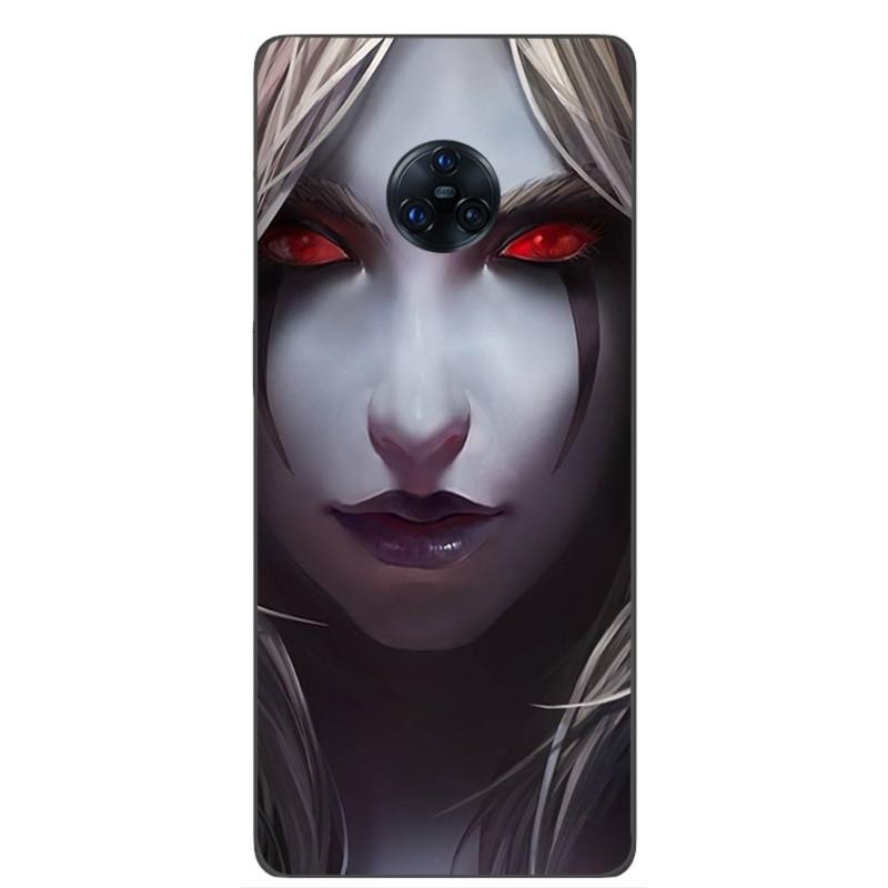 

Сексуальный женский чехол для телефона с дьяволом для VIVO Y95 Y93 Y31 Y20 V19 V17 V15 Pro X60 NEX, мягкий черный чехол для телефона VIVO NEX 3