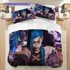 Fantasy Warriors Emblem Bedding (1 * duvet cover + 2 * pillowcase, without core) 2D Flat Duvet cover and pillowcase Soft and comfortable Bedding set