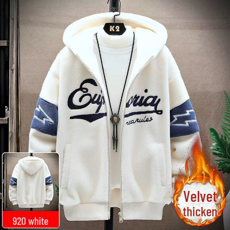 2024 Męski Ciepły Płaszcz Bawełniany Oversize: Modne, Proste i Wszechstronne dla Par