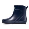 R new trendy men's rain boots medium tube rain shoes flat bottom water shoes takeaway fishing waterproof glue shoes