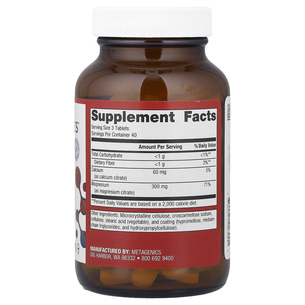 Magnesium Citrate, 120 Tablets