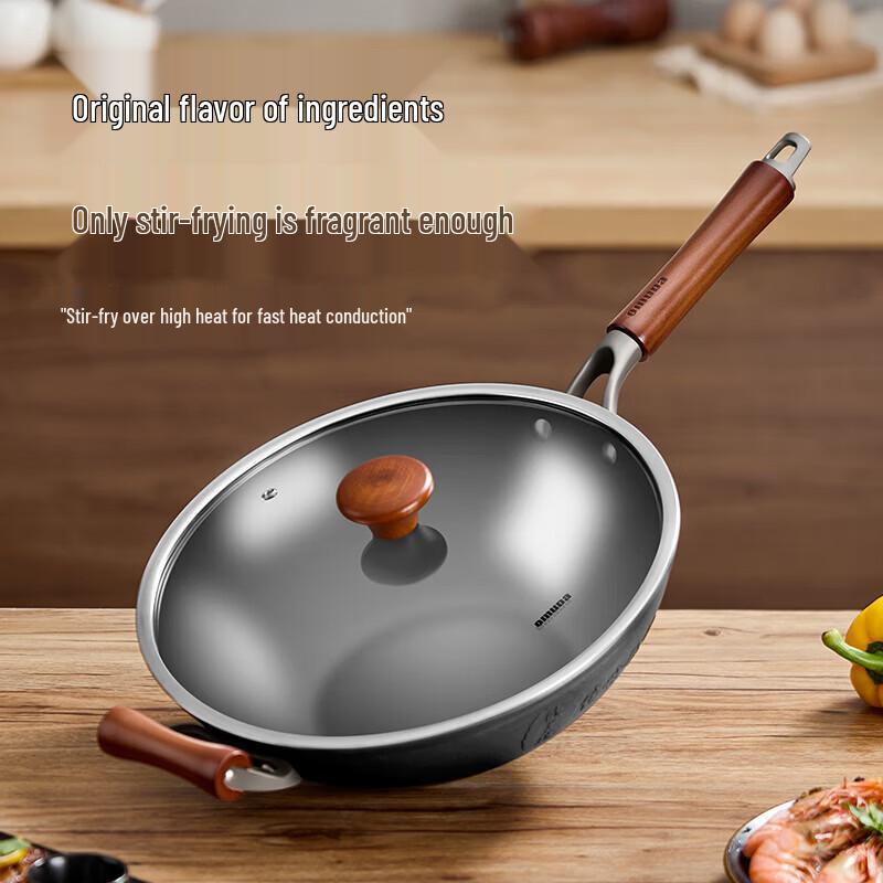 Oumeida Cast Iron Wok