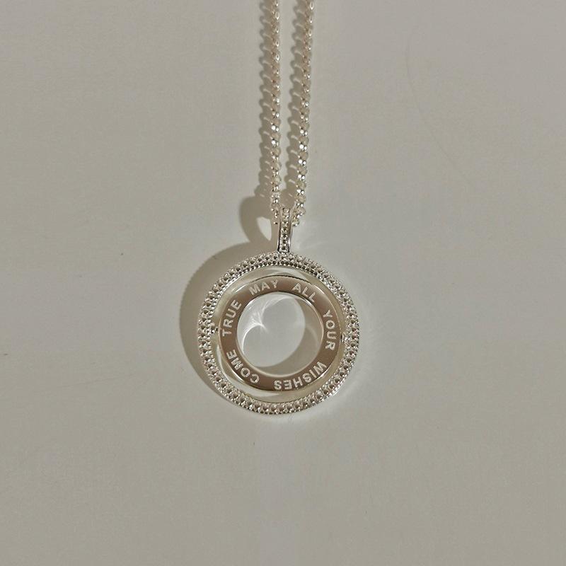 Lucky Ring Geometric Clavicle Necklace - Trendy, Fashionable, Sweet Design for Women