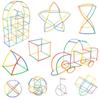 Diy Color 4D Build Blocks Plastic Stitching Insertion Building Assembly Blocks Montessori Building Blocks Children'S Puzzle Toys