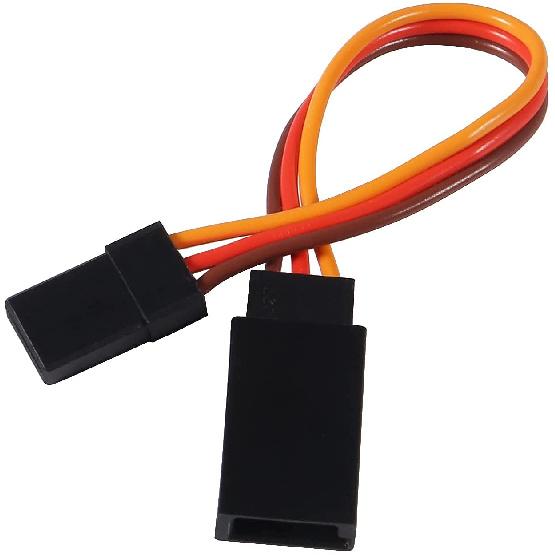 10PCS 3-Pin Servo Extension Cable Cord 10cm/4'' 3.93 inch Female to Male Lead Wire Connector JR for RC Car Airplanes Remote Control (10cm)