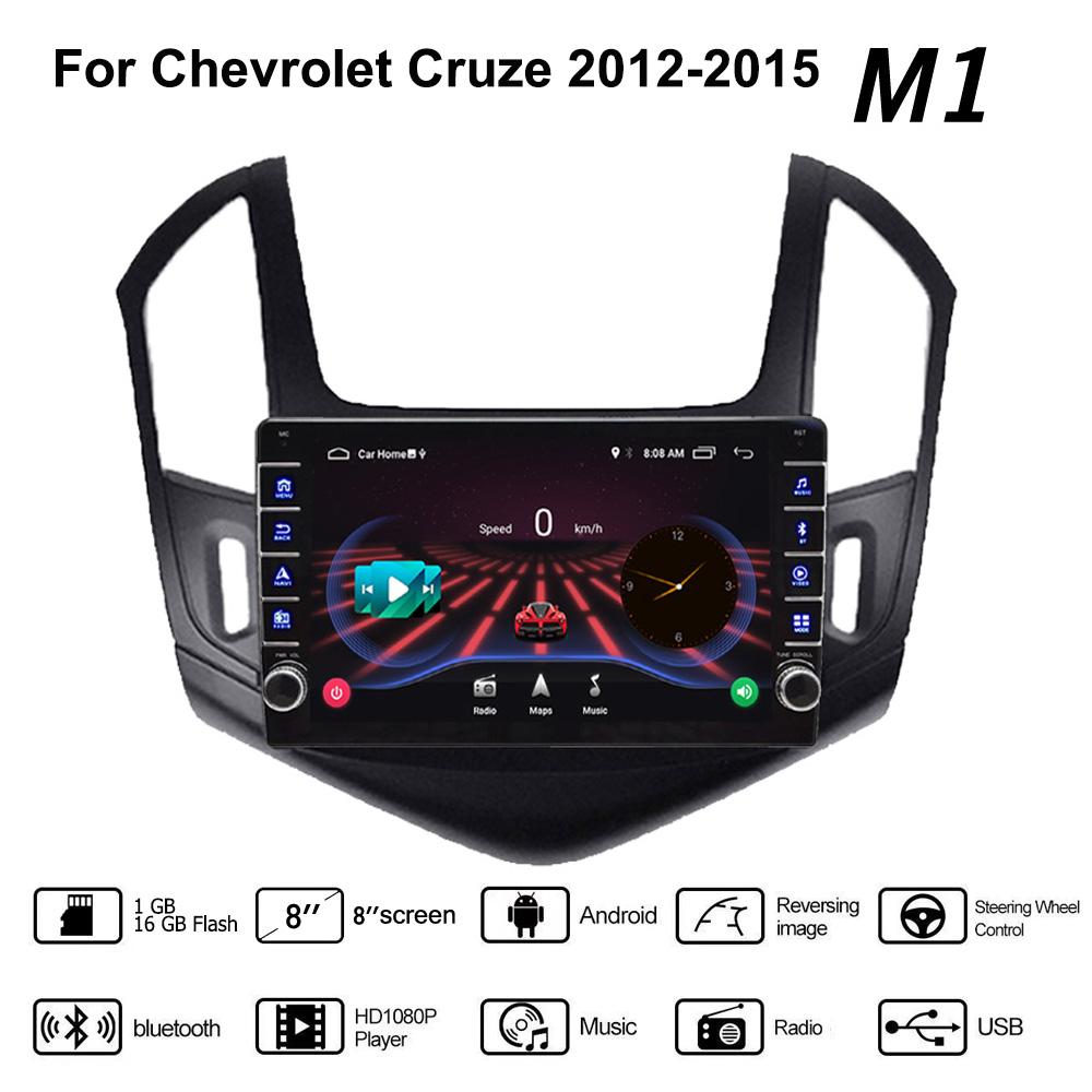 

Автомобильное радио 2Din для Chevrolet Cruze 2012-2015 с кнопкой, мультимедийный плеер, Android, GPS-навигация, головное устройство, 2din Carplay 2 + 32 ГБ 1+16GB чёрный