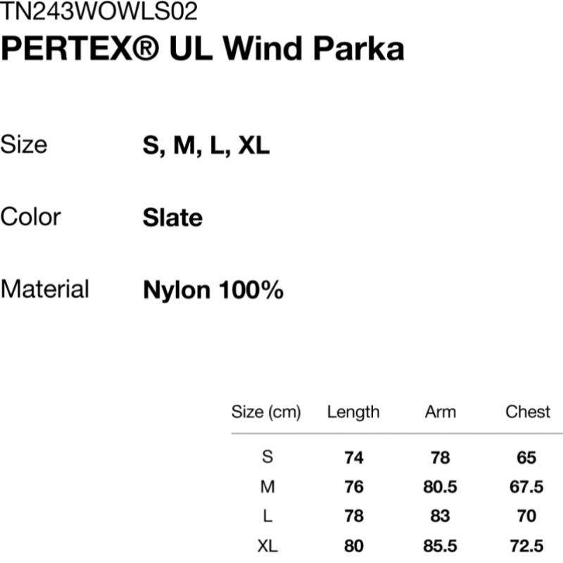 ThIs Is Never Pertex Ul Windparka Schiefer