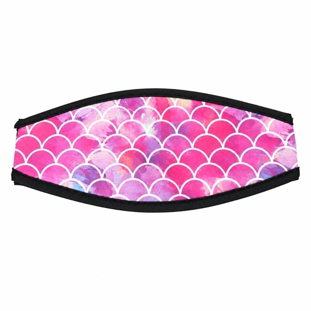 Wide Shape Mask Strap Hair Protect Head Wrap Easy Fit Dive Band  Ocean Trip