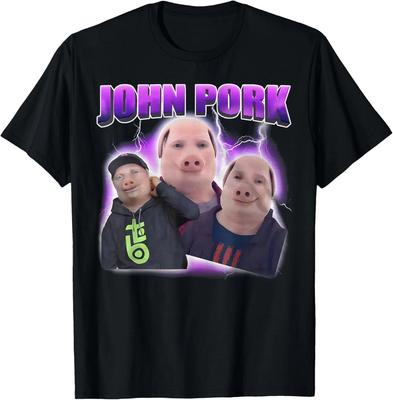 John Pork Lustiges Dank Meme Gehirnfäule Humor T-Shirt unisex T-Shirt