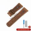 Rindslederarmband 28mm für SevenFriday Q1 Q2 Q02 Q03 Flaches Interface Nietenverziert Handgenäht Luxus-Uhrenzubehör