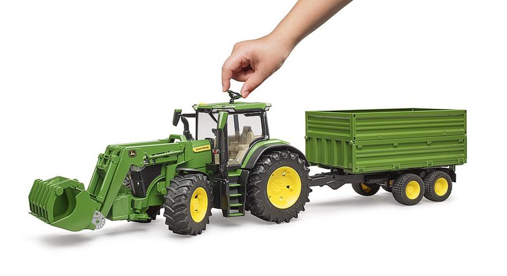 Bruder JD 7R 350 Front Loader & Tipping Trailer BR03155