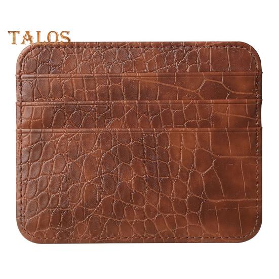 

Тонкий держатель для карт, минималистичный кошелек для кредитных карт из искусственной кожи, мини-бизнес-чехол для карт с передним карманом, тонкий кошелек для монет для мужчин и женщин B