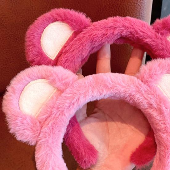 Hair Hoop Non-slip Ultra Soft Cosplay Headdress Plush Bear Ears Plush Headband Hair Accessories