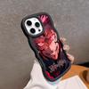 Jujutsu Kaisen Sukuna Mobiele Telefoonhoesje voor iPhone 17 16 15 14 13 12 11 Air Pro Max Plus Golvende Rand TPU Kleurrijke Cover Mobiele Telefoons