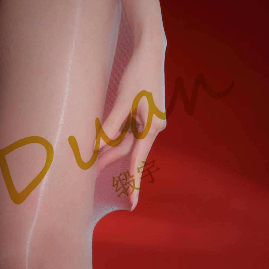 Ultra-narrow waistband, one-line crotch, aurora glossy pantyhose, milk jelly tights, sexy, silky, ultra-thin, invisible, fully transparent